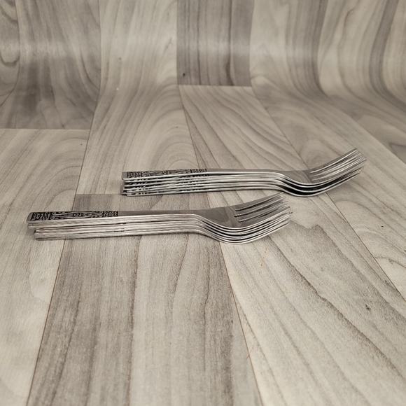 VTG Rogers Co Stainless Korea Flatware Floral Stanley Roberts Srb274 - 39 Pieces - Picture 13 of 15